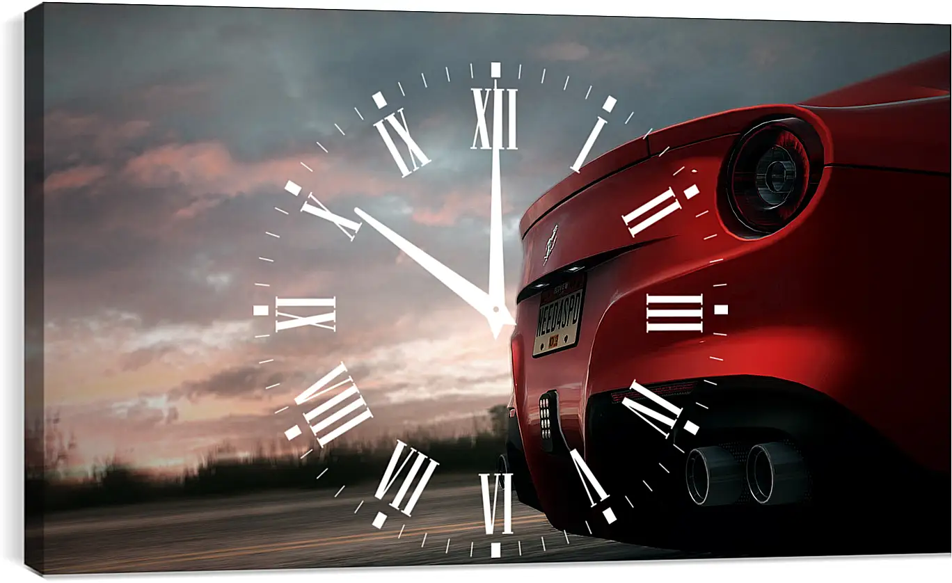 Часы картина - Need For Speed: Rivals

