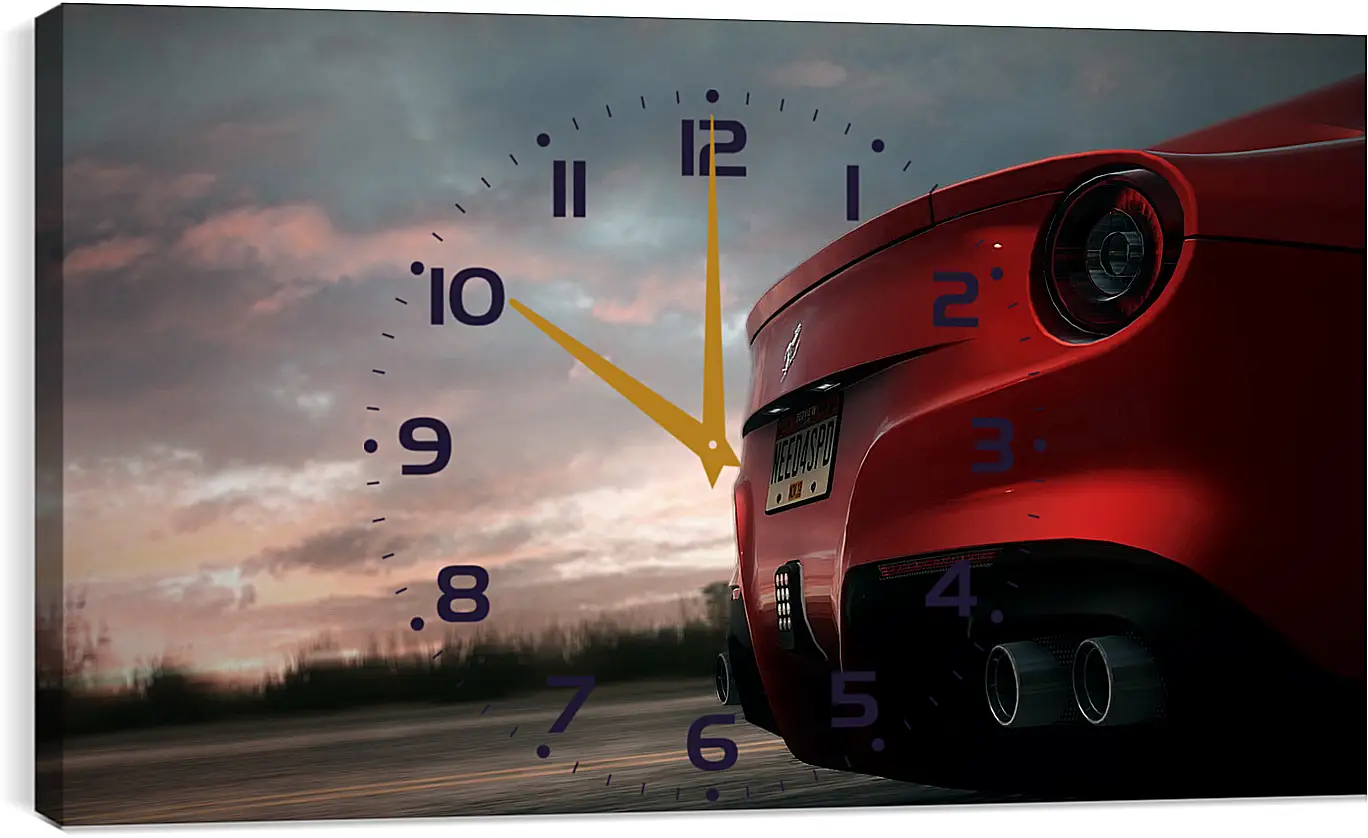 Часы картина - Need For Speed: Rivals

