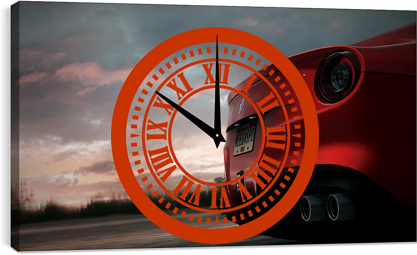 Часы картина - Need For Speed: Rivals
