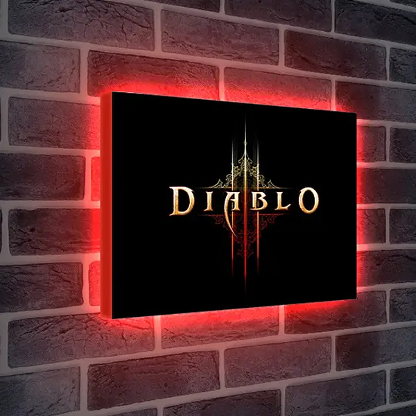 Лайтбокс световая панель - Diablo III