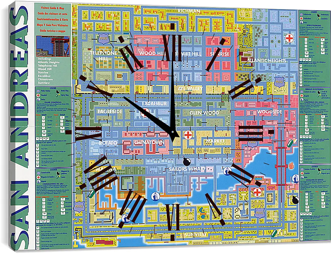 Часы картина - Grand Theft Auto
