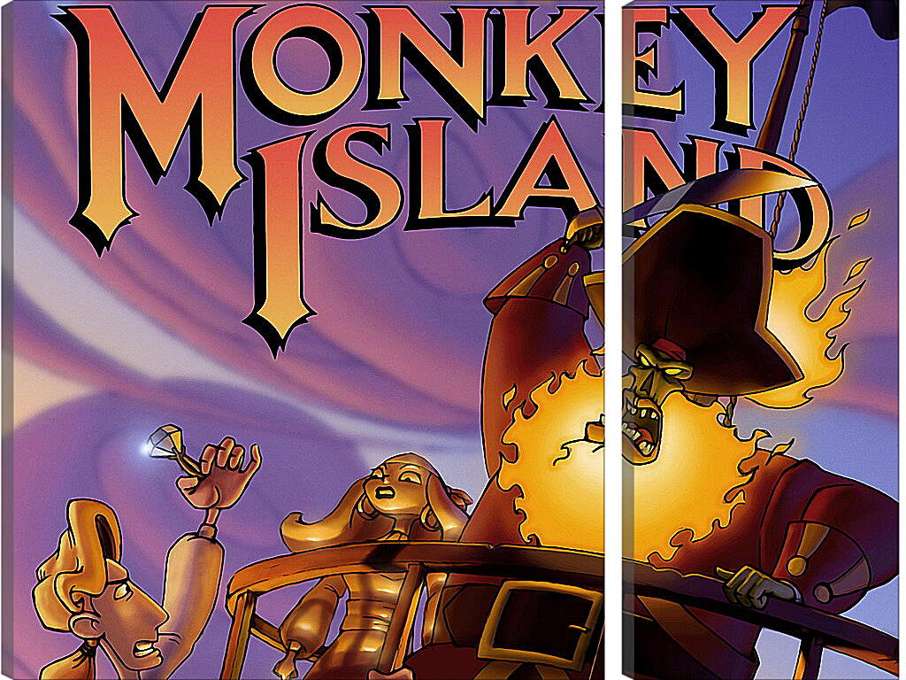 Модульная картина - The Curse Of Monkey Island
