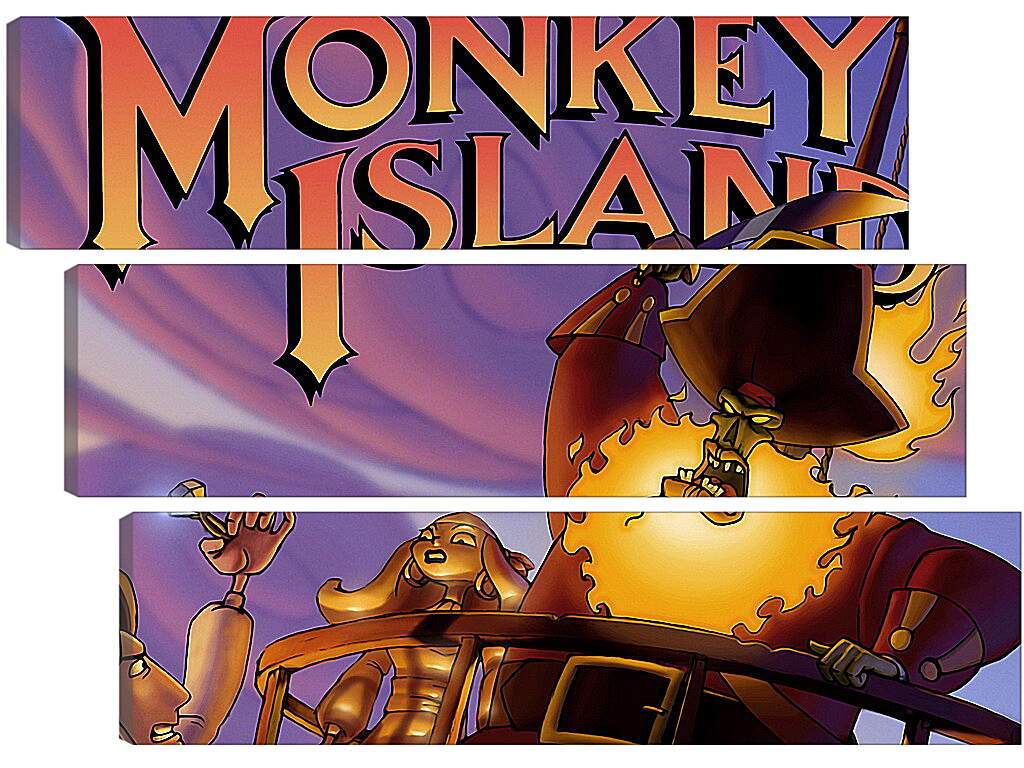 Модульная картина - The Curse Of Monkey Island
