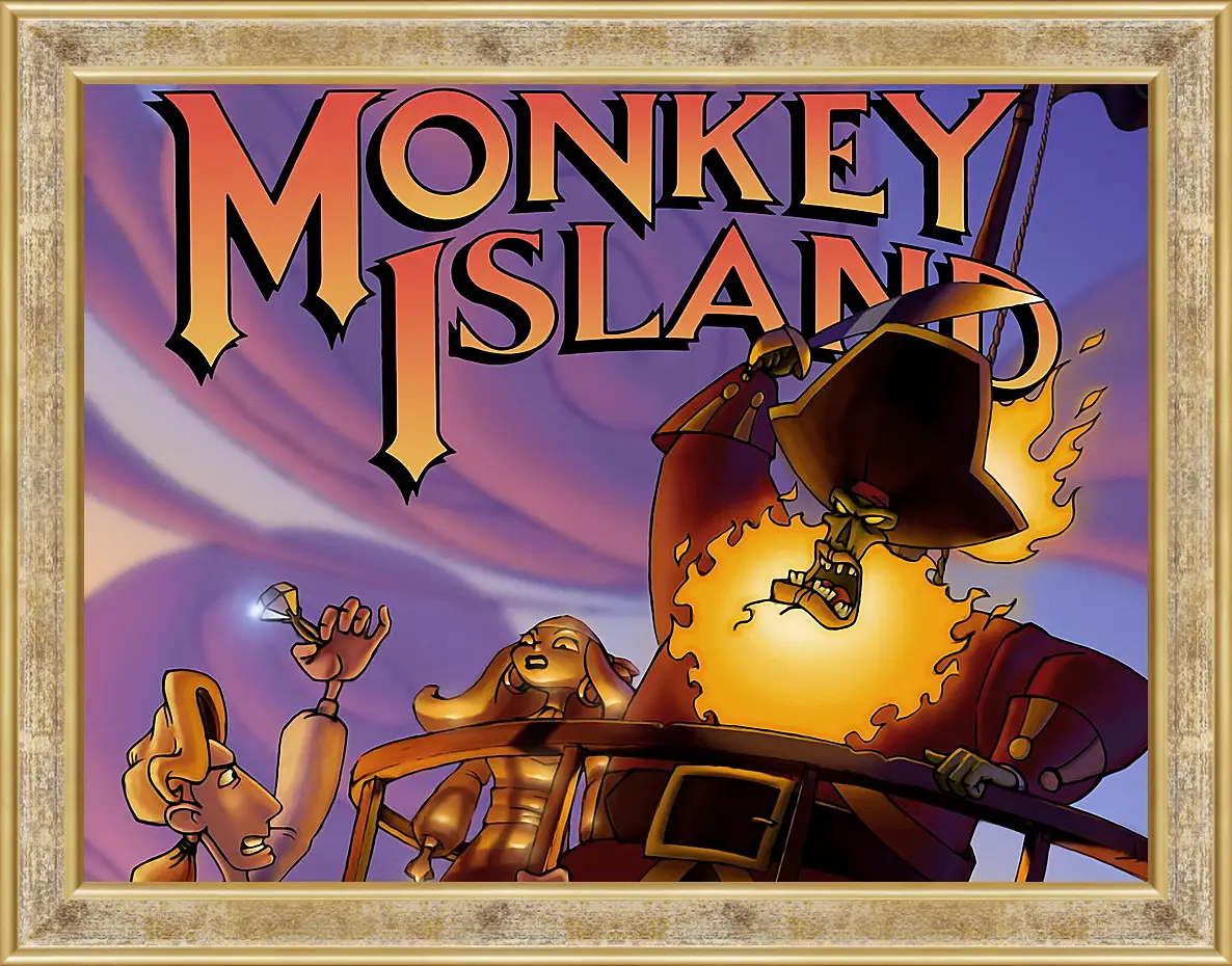 Картина в раме - The Curse Of Monkey Island
