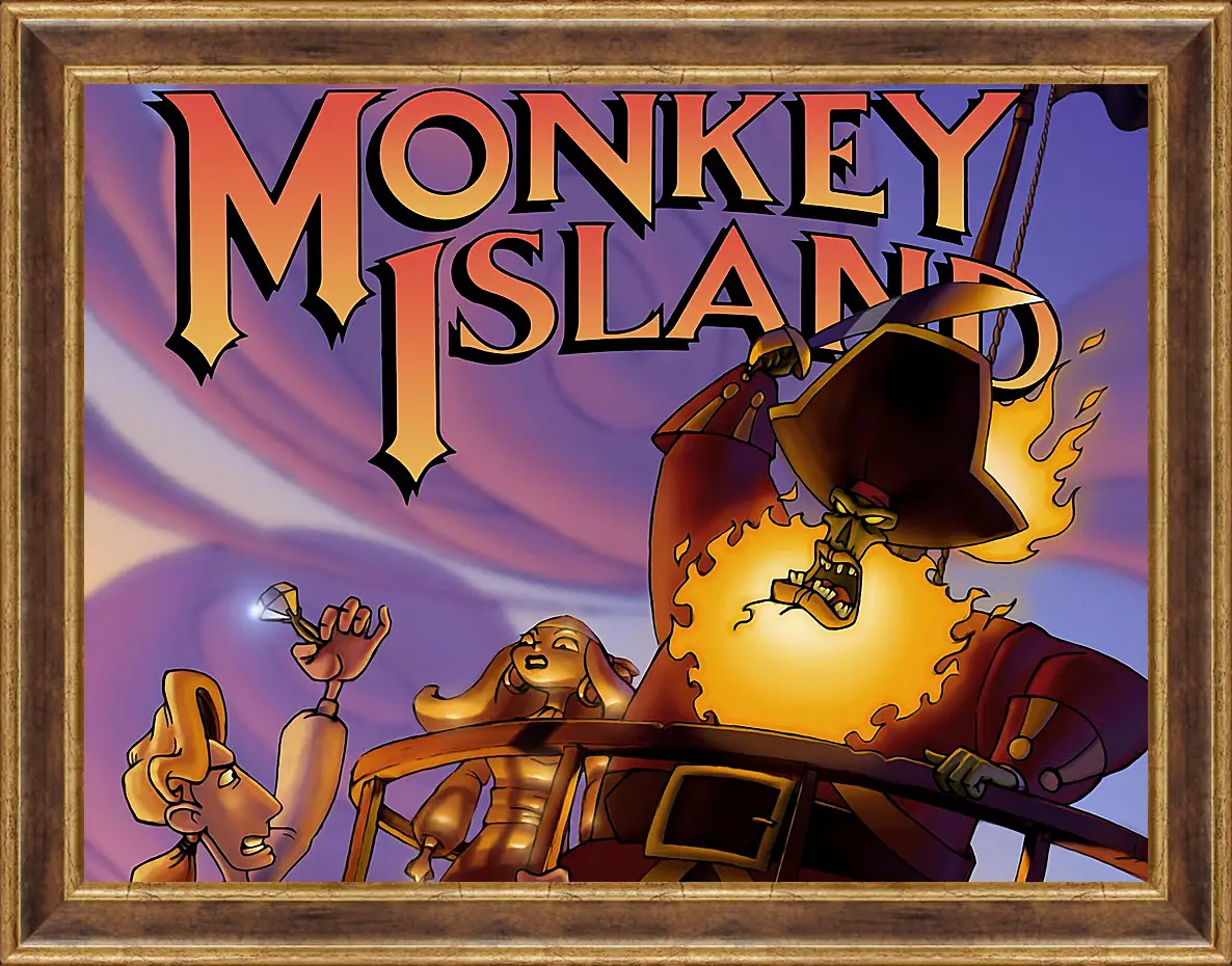 Картина в раме - The Curse Of Monkey Island
