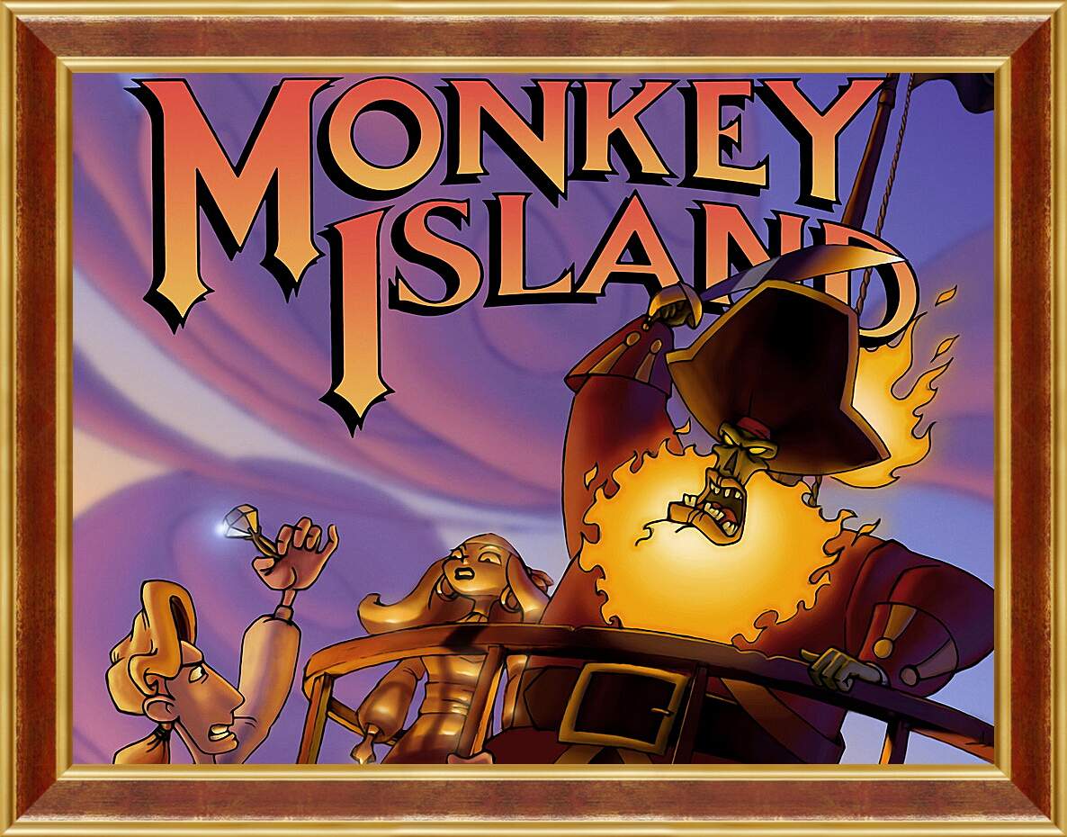 Картина в раме - The Curse Of Monkey Island
