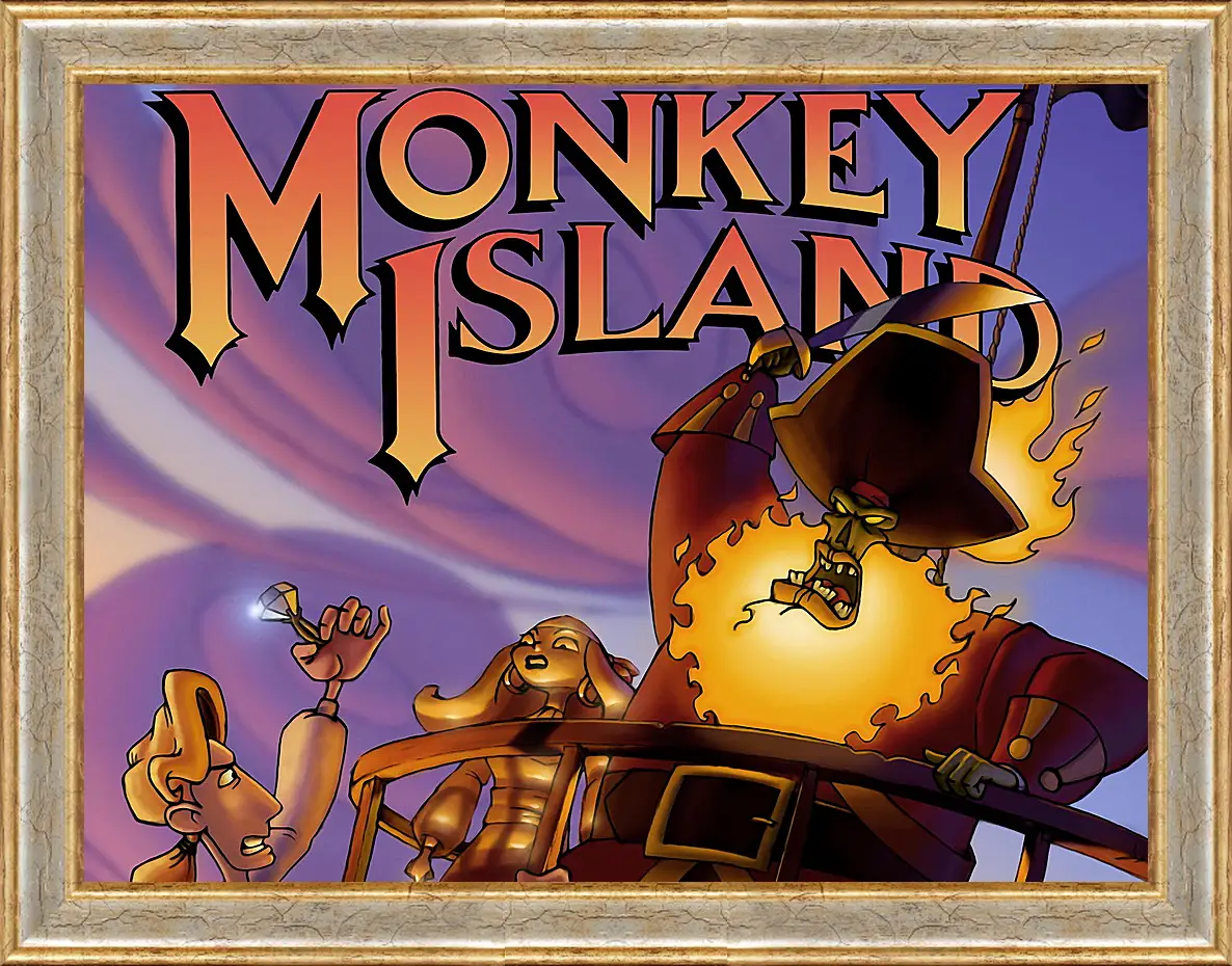 Картина в раме - The Curse Of Monkey Island
