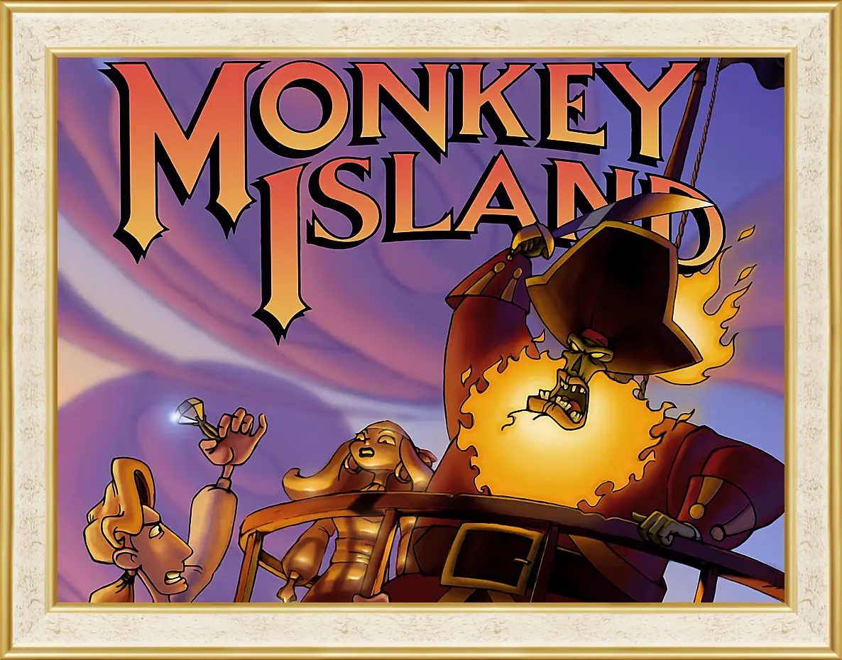 Картина в раме - The Curse Of Monkey Island
