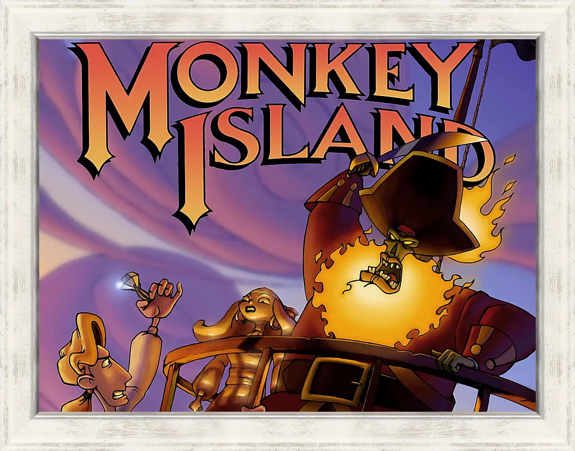 Картина в раме - The Curse Of Monkey Island
