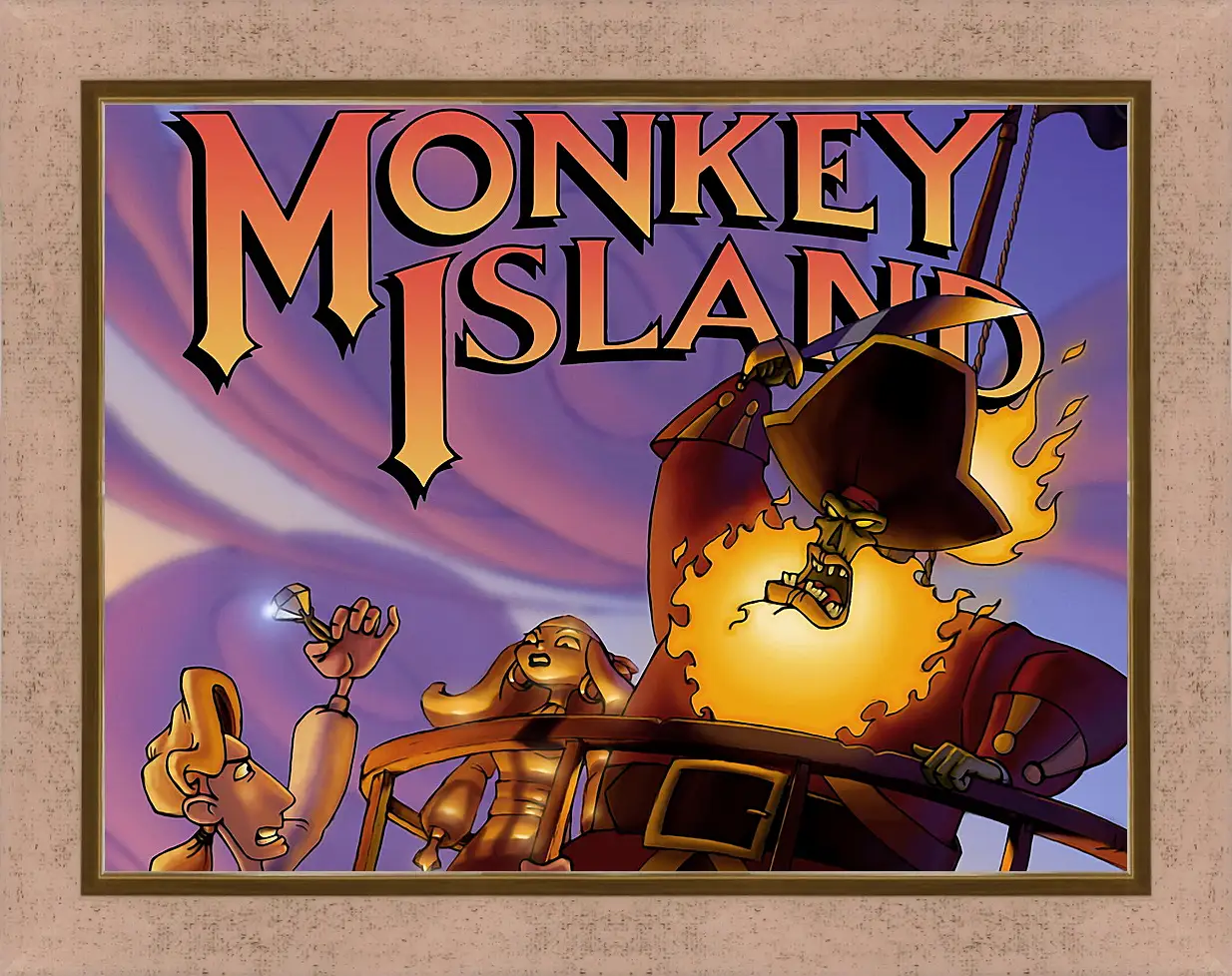 Картина в раме - The Curse Of Monkey Island
