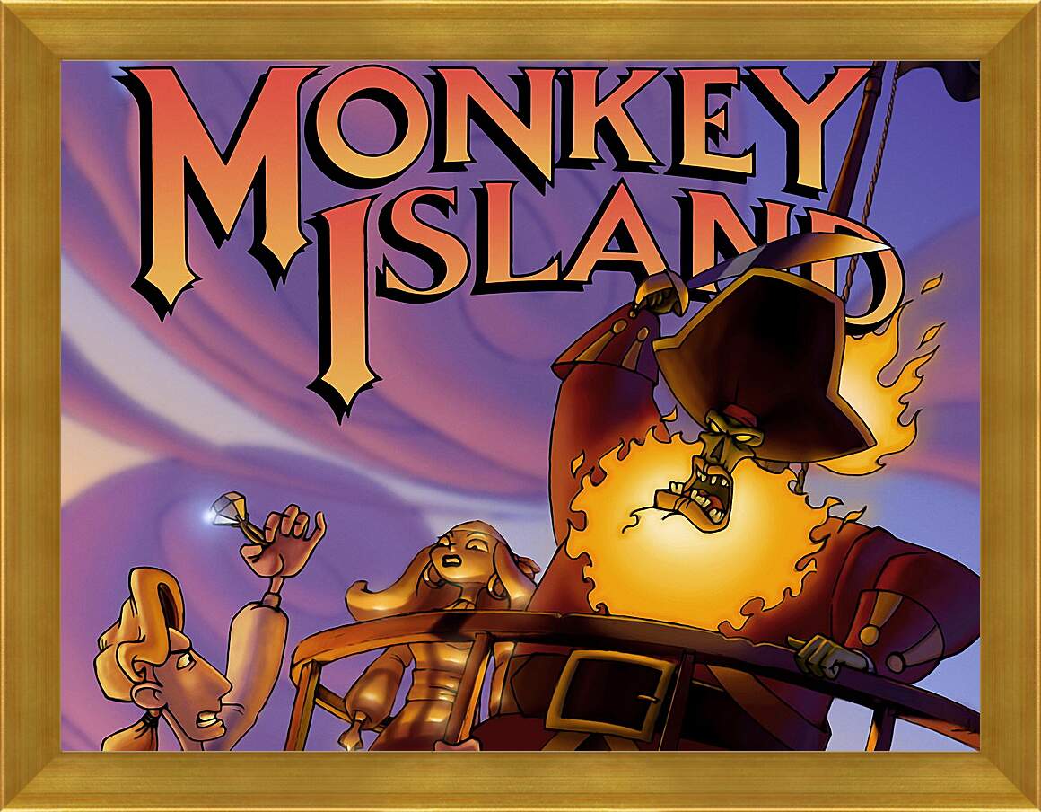Картина в раме - The Curse Of Monkey Island
