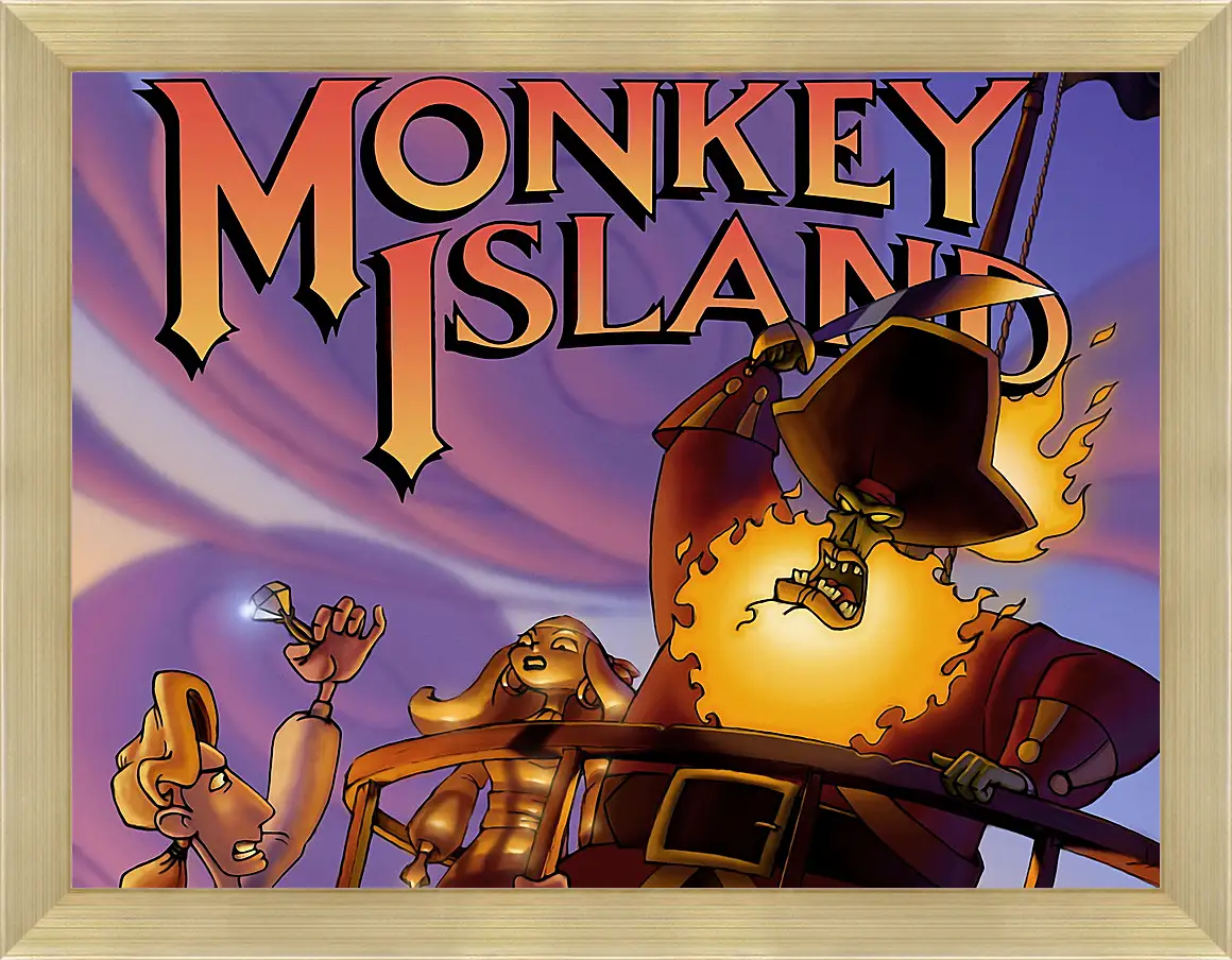 Картина в раме - The Curse Of Monkey Island
