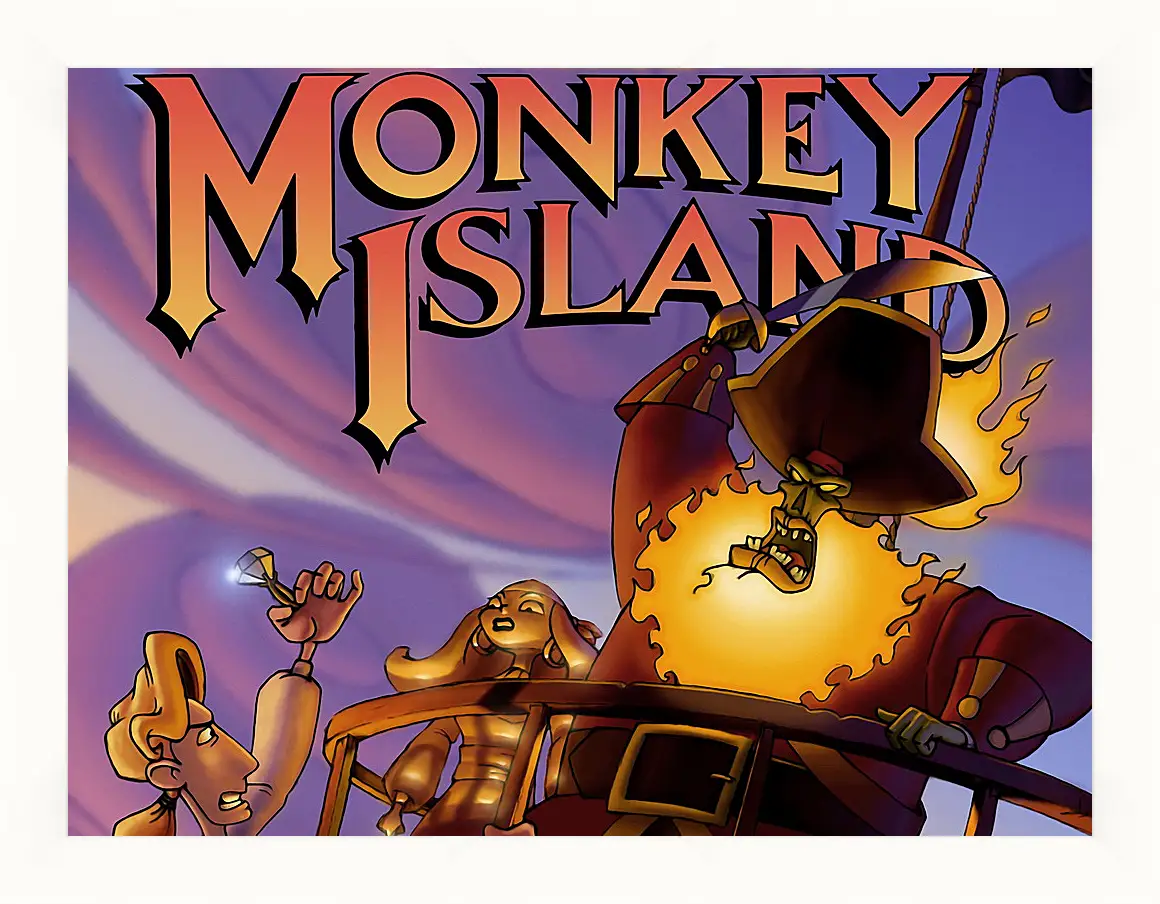 Картина в раме - The Curse Of Monkey Island
