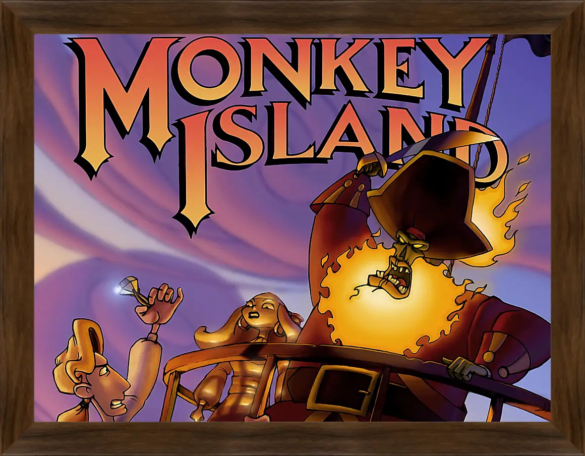 Картина в раме - The Curse Of Monkey Island
