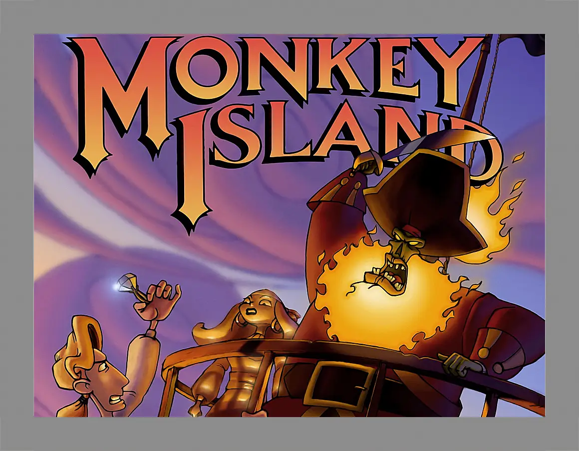 Картина в раме - The Curse Of Monkey Island
