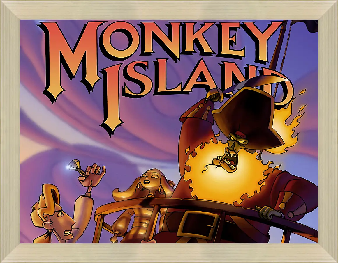 Картина в раме - The Curse Of Monkey Island
