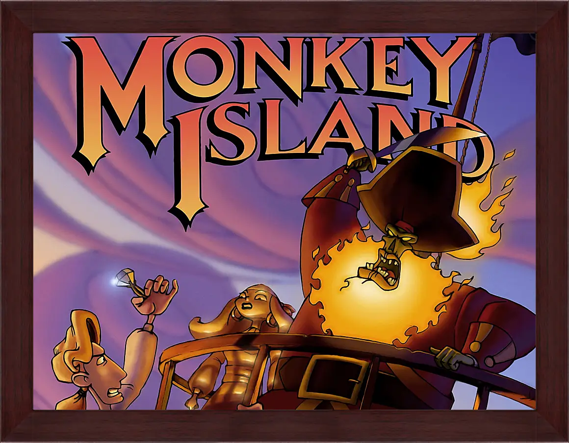 Картина в раме - The Curse Of Monkey Island
