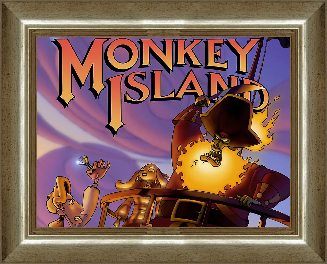 Картина в раме - The Curse Of Monkey Island
