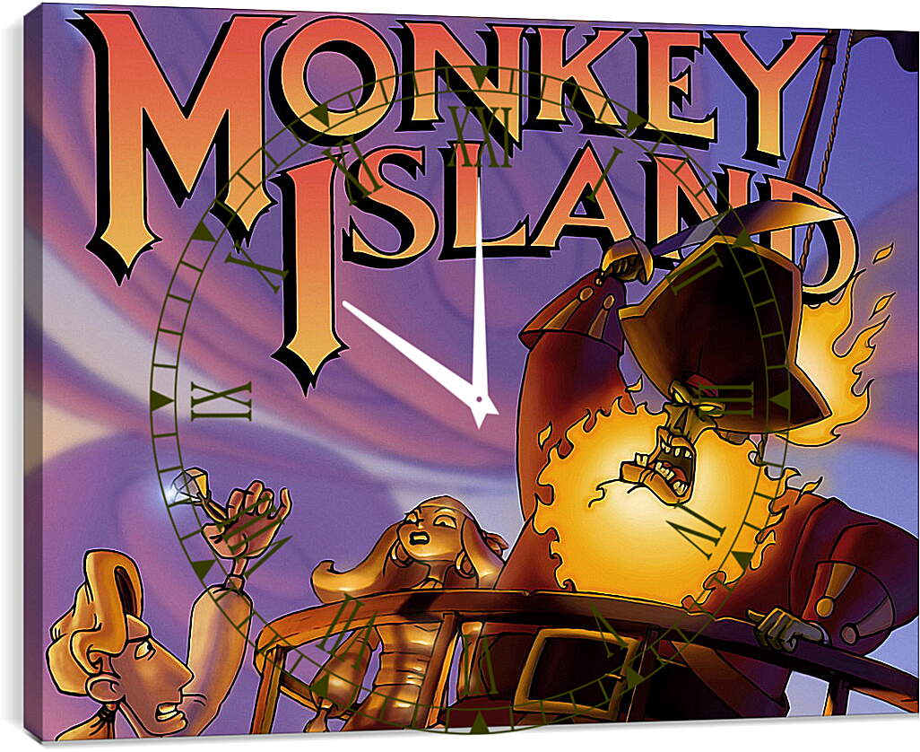 Часы картина - The Curse Of Monkey Island
