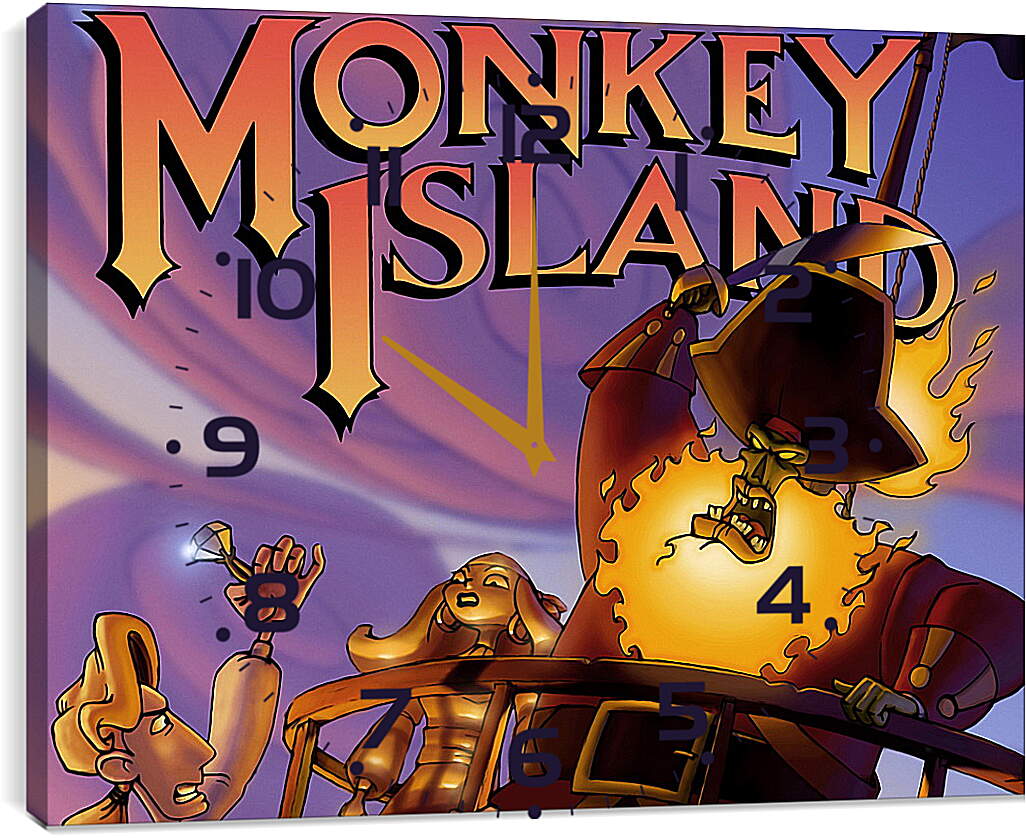 Часы картина - The Curse Of Monkey Island
