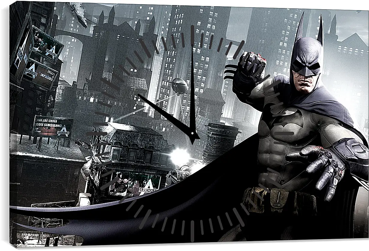Часы картина - Batman: Arkham City