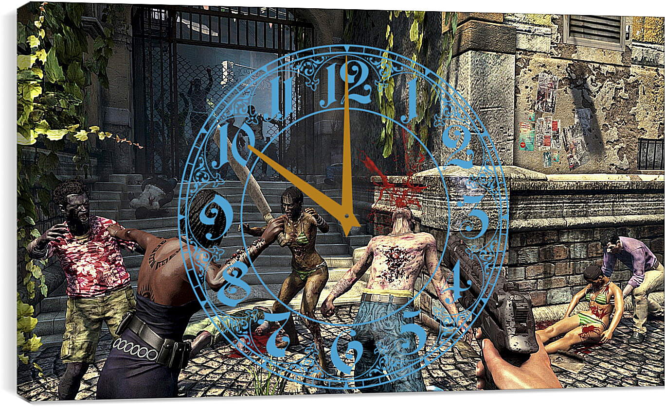 Часы картина - Dead Island: Riptide

