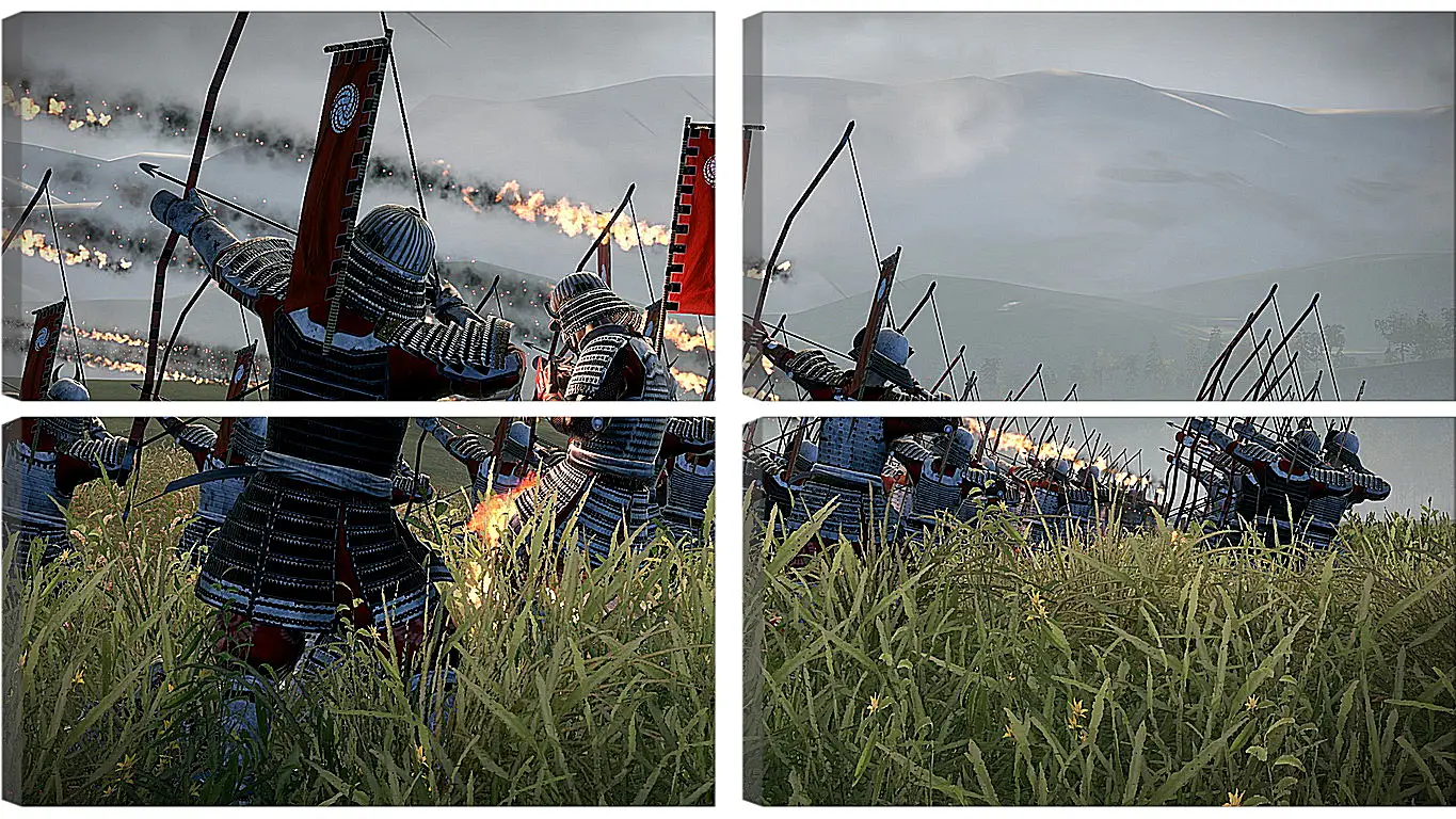 Модульная картина - Total War: Shogun 2
