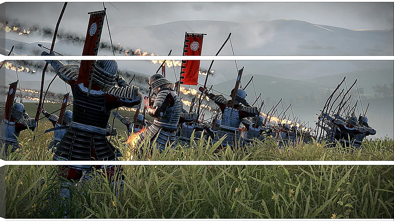 Модульная картина - Total War: Shogun 2
