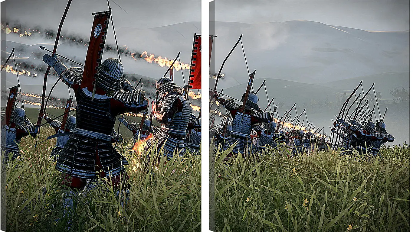 Модульная картина - Total War: Shogun 2

