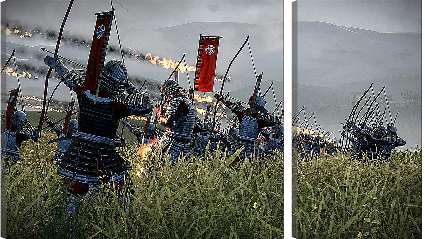 Модульная картина - Total War: Shogun 2
