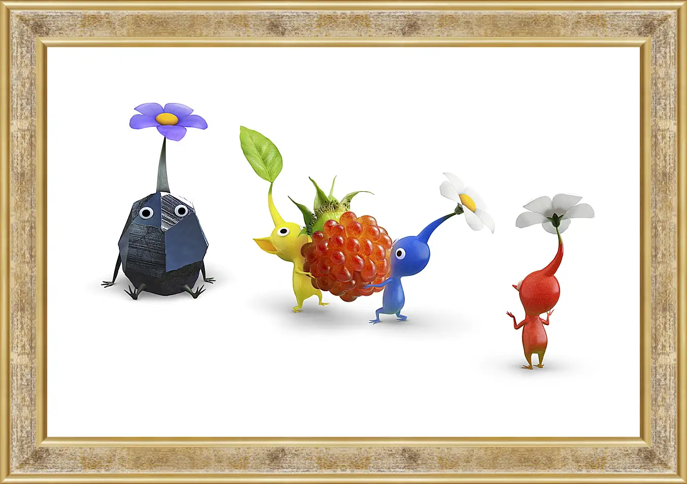 Картина в раме - Pikmin 3
