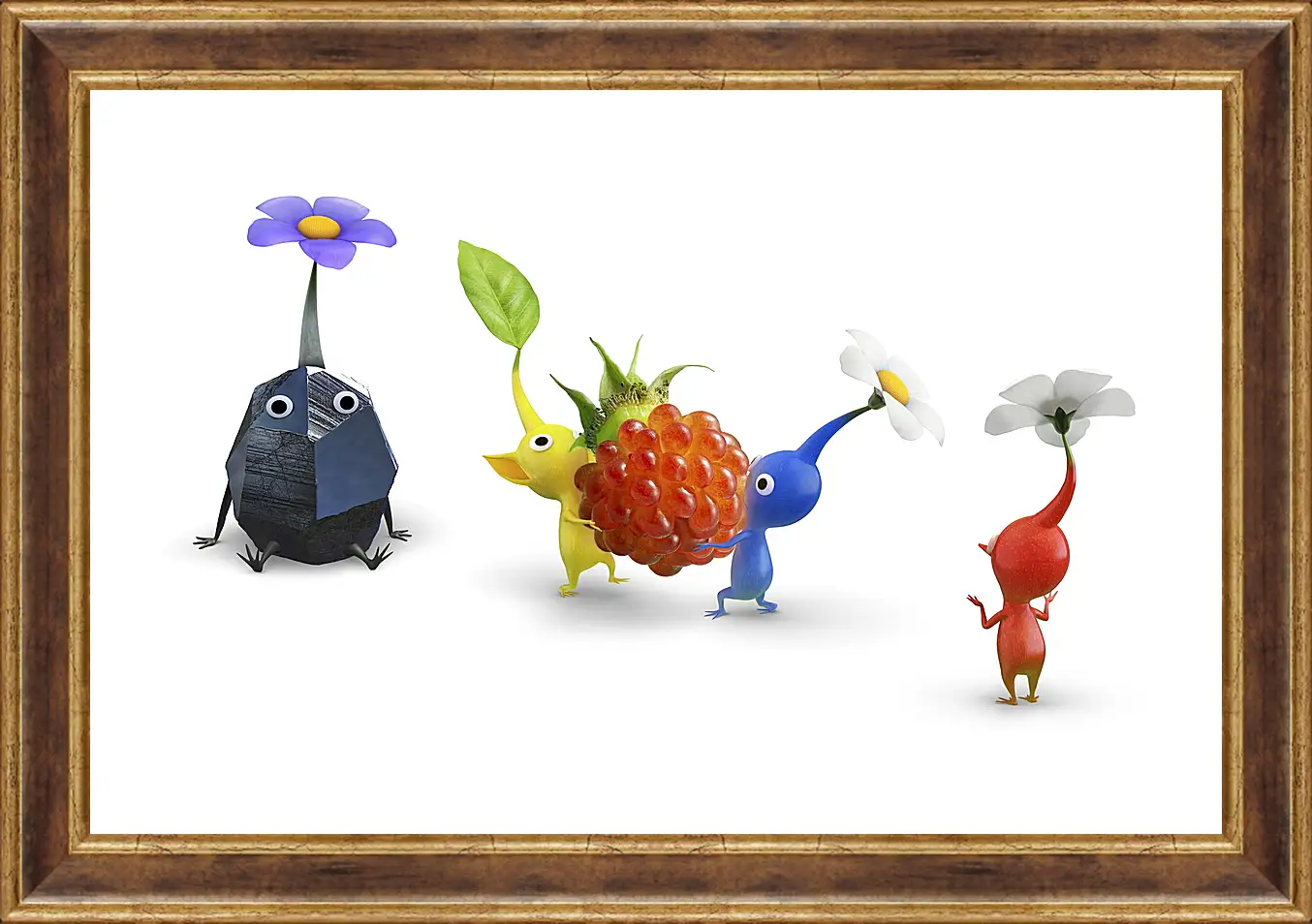 Картина в раме - Pikmin 3
