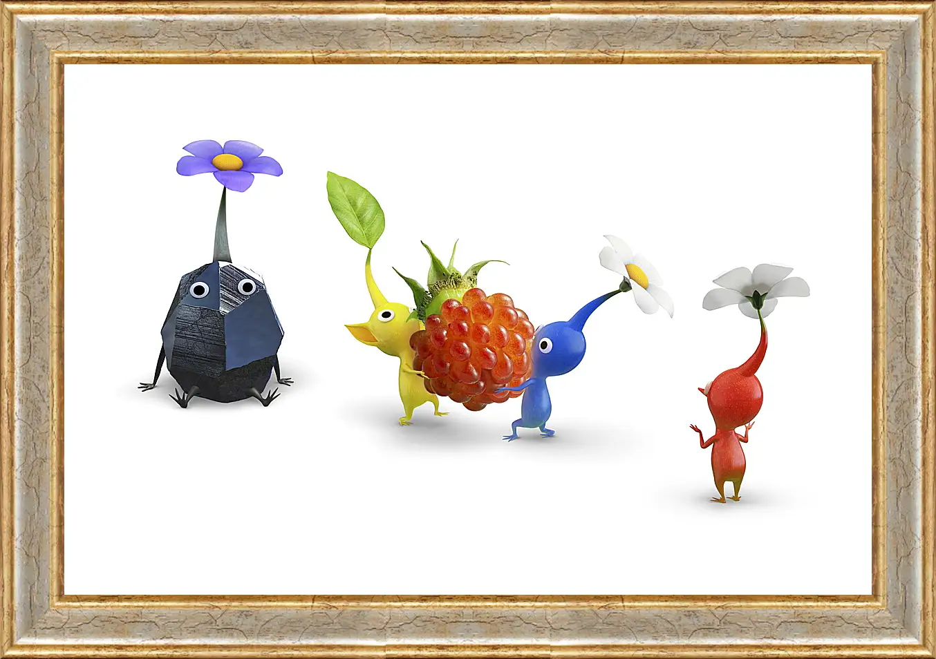 Картина в раме - Pikmin 3
