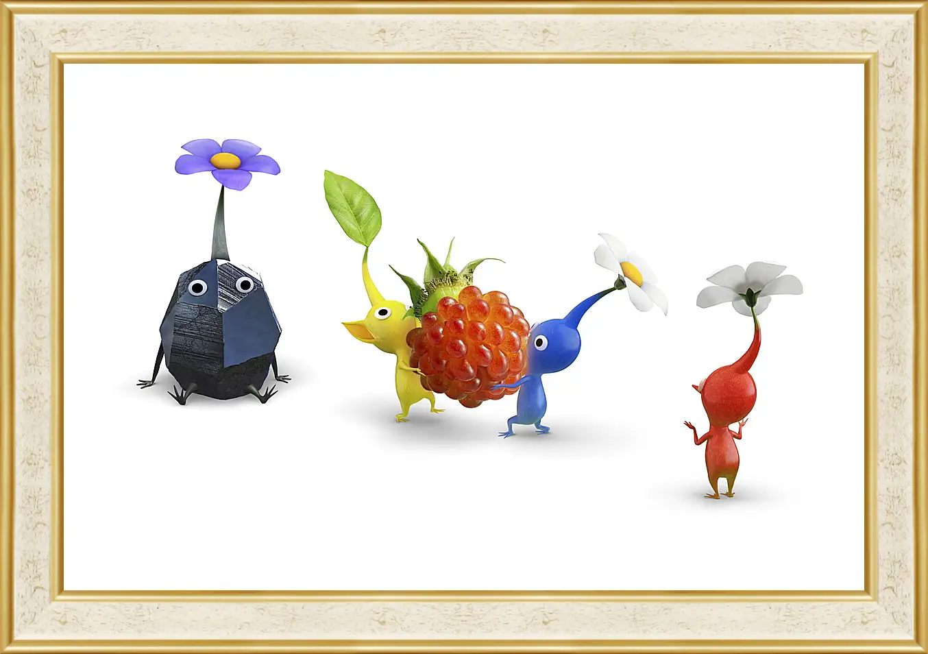 Картина в раме - Pikmin 3
