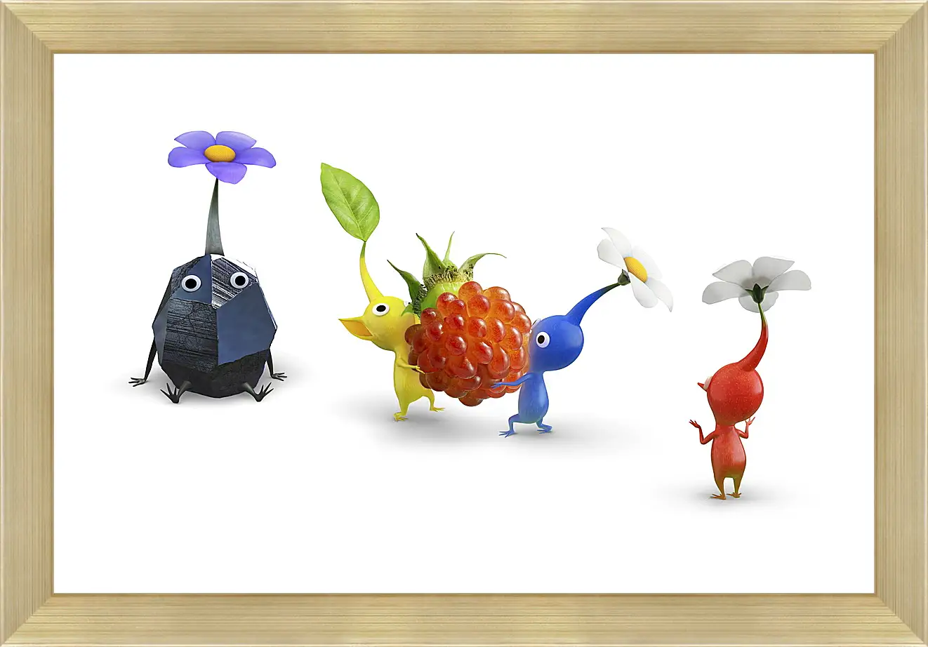 Картина в раме - Pikmin 3
