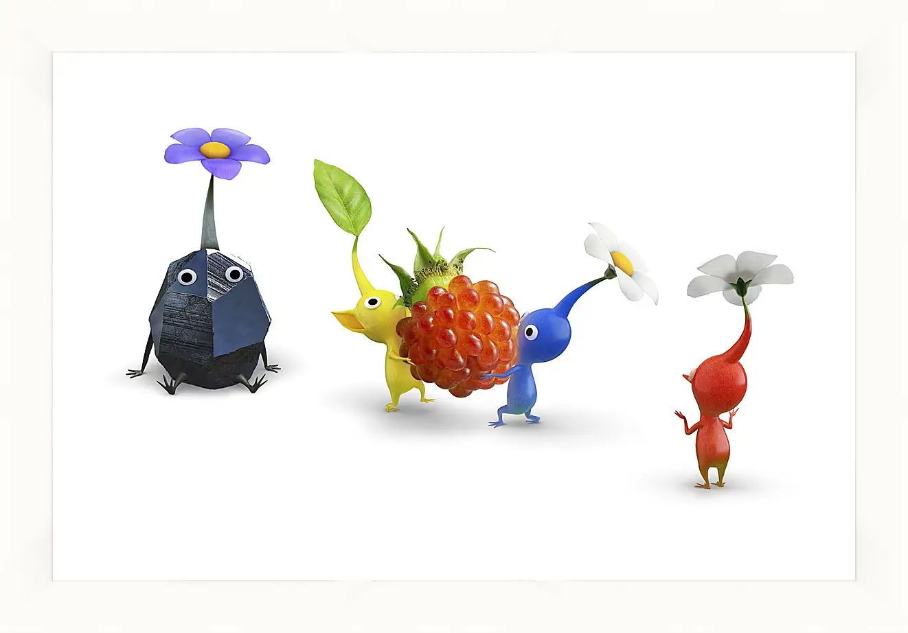 Картина в раме - Pikmin 3
