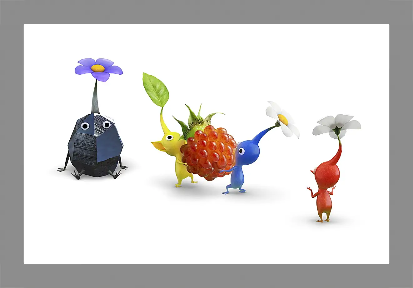 Картина в раме - Pikmin 3
