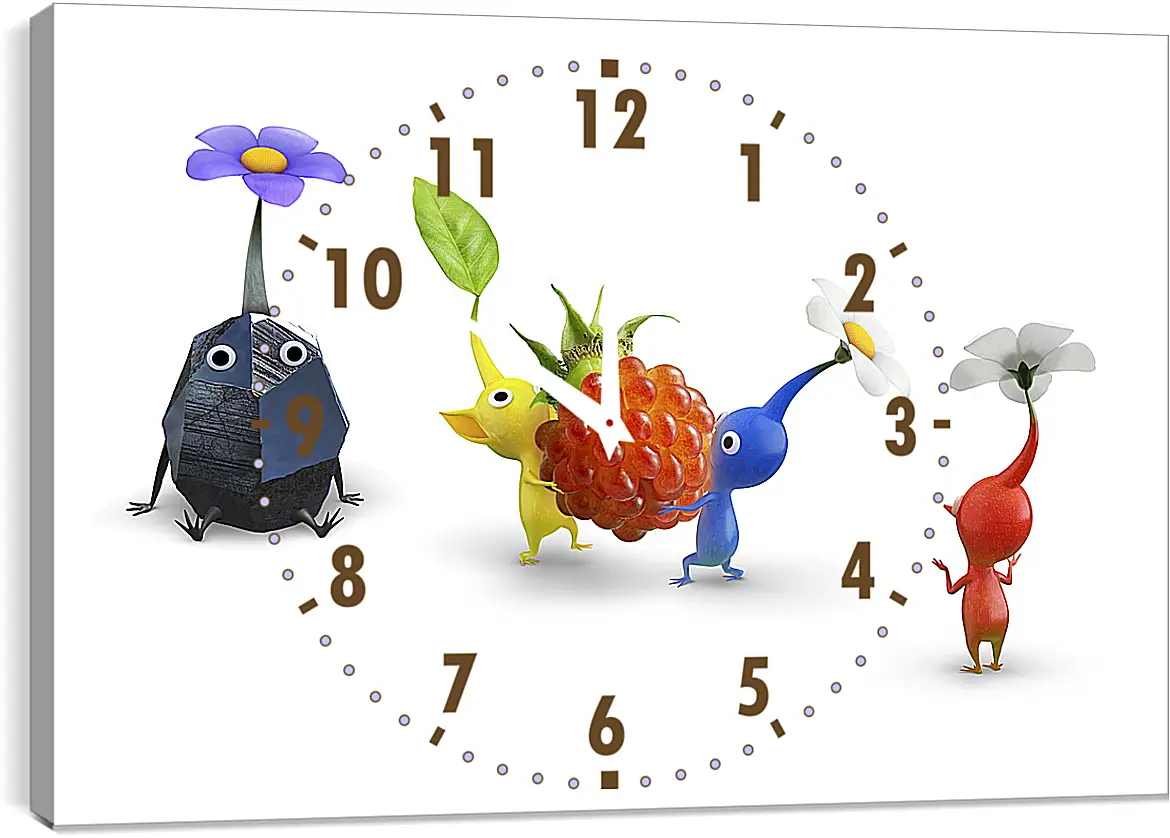Часы картина - Pikmin 3
