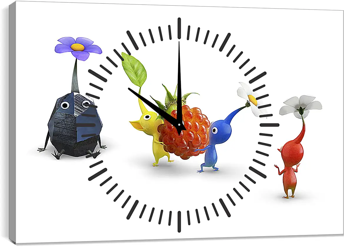Часы картина - Pikmin 3
