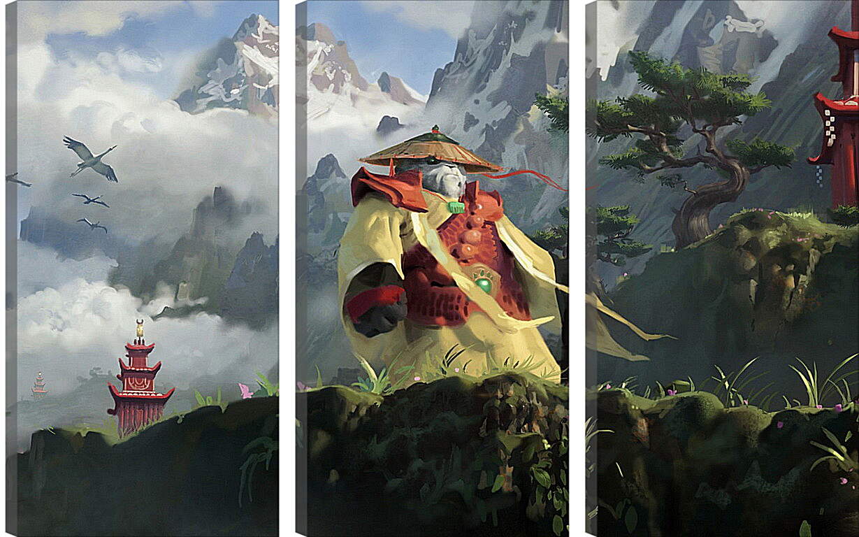 Модульная картина - World Of Warcraft: Mists Of Pandaria