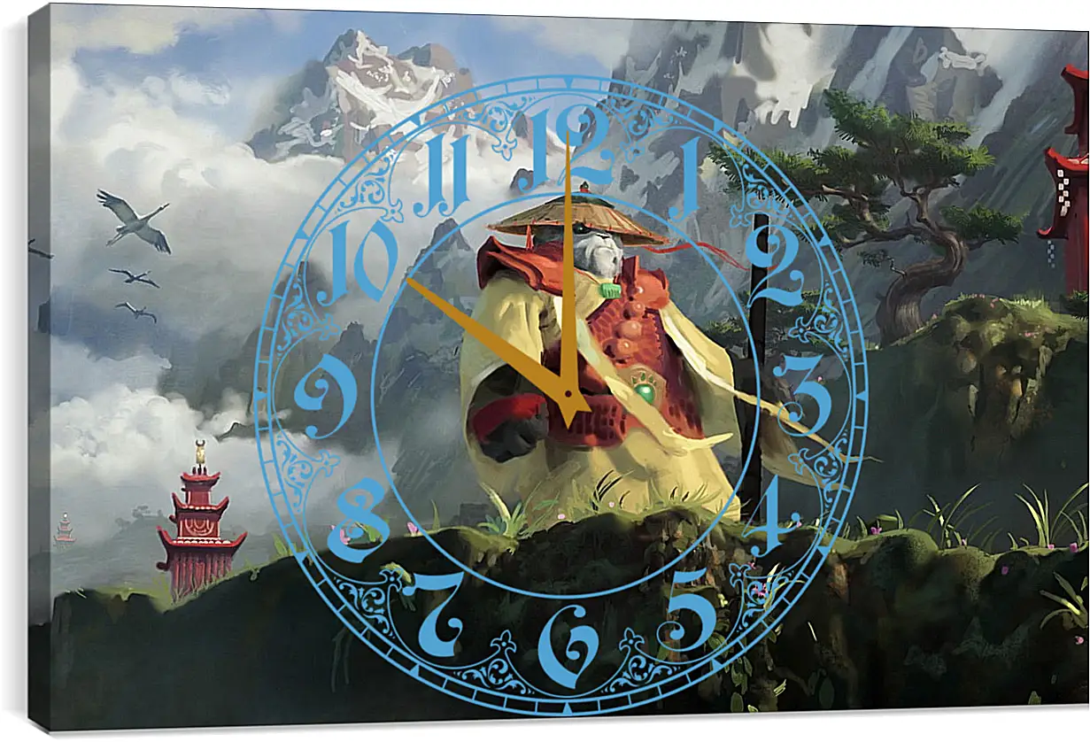 Часы картина - World Of Warcraft: Mists Of Pandaria