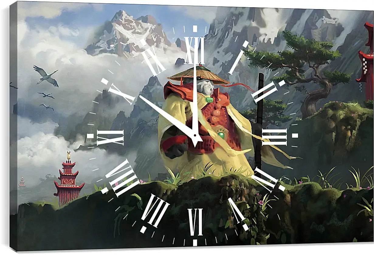 Часы картина - World Of Warcraft: Mists Of Pandaria