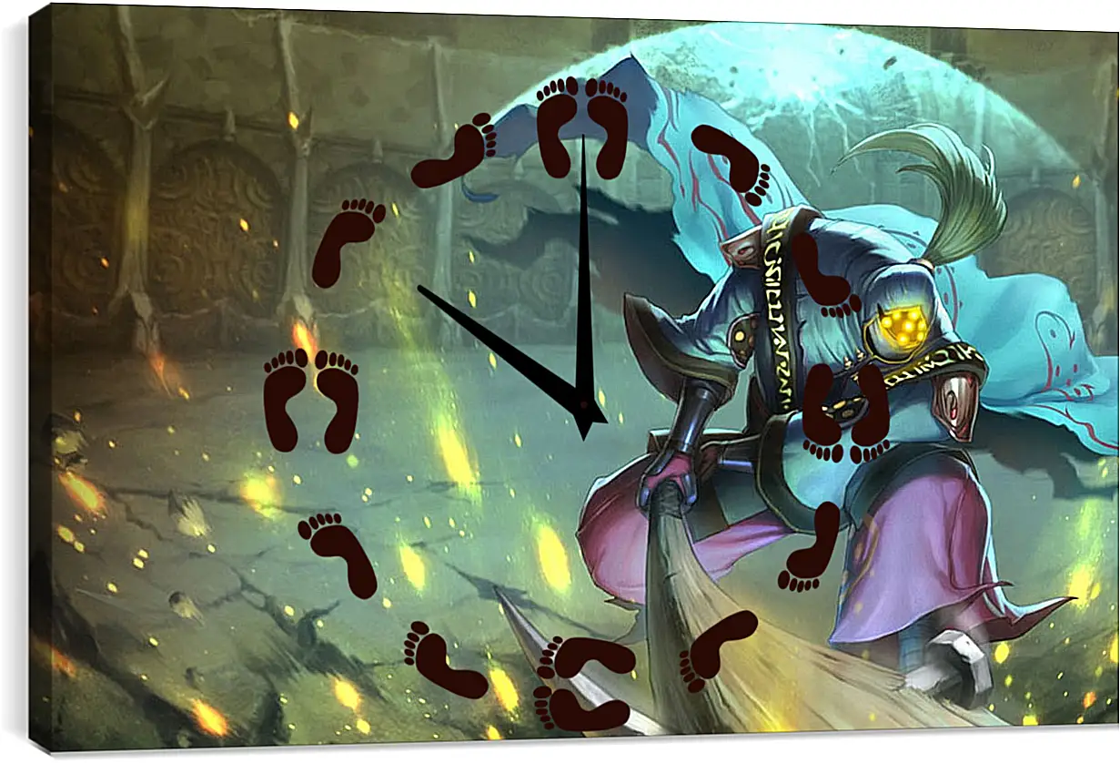 Часы картина - League Of Legends
