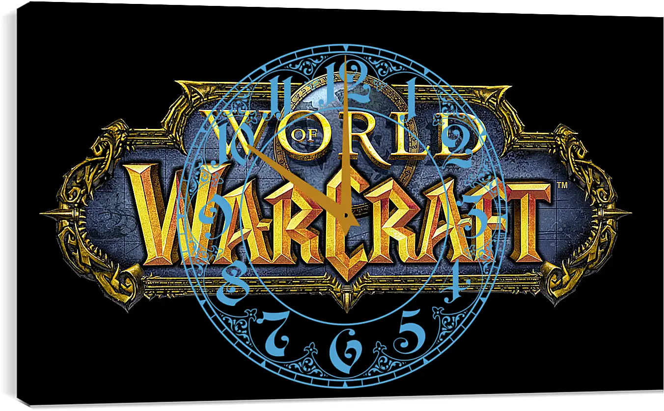 Часы картина - World Of Warcraft