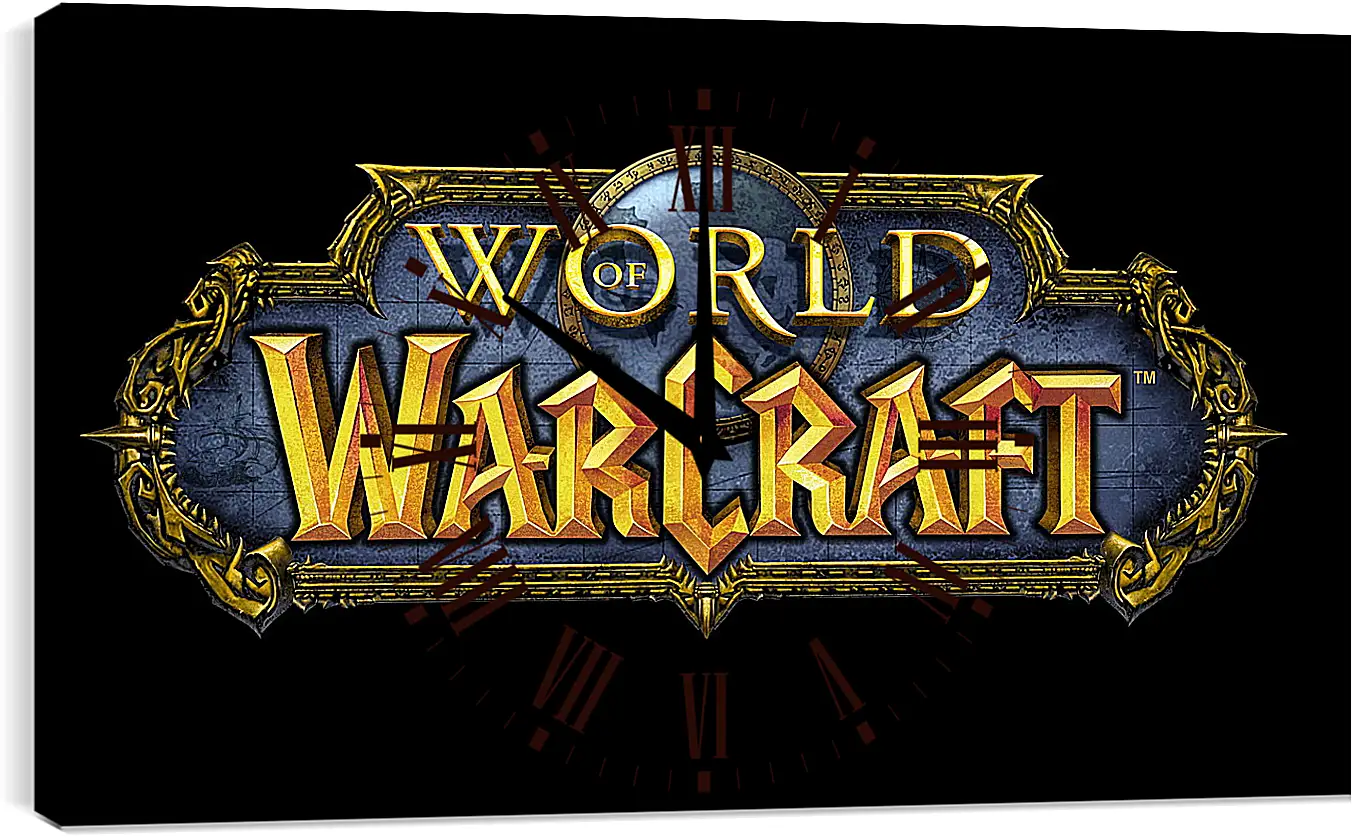 Часы картина - World Of Warcraft