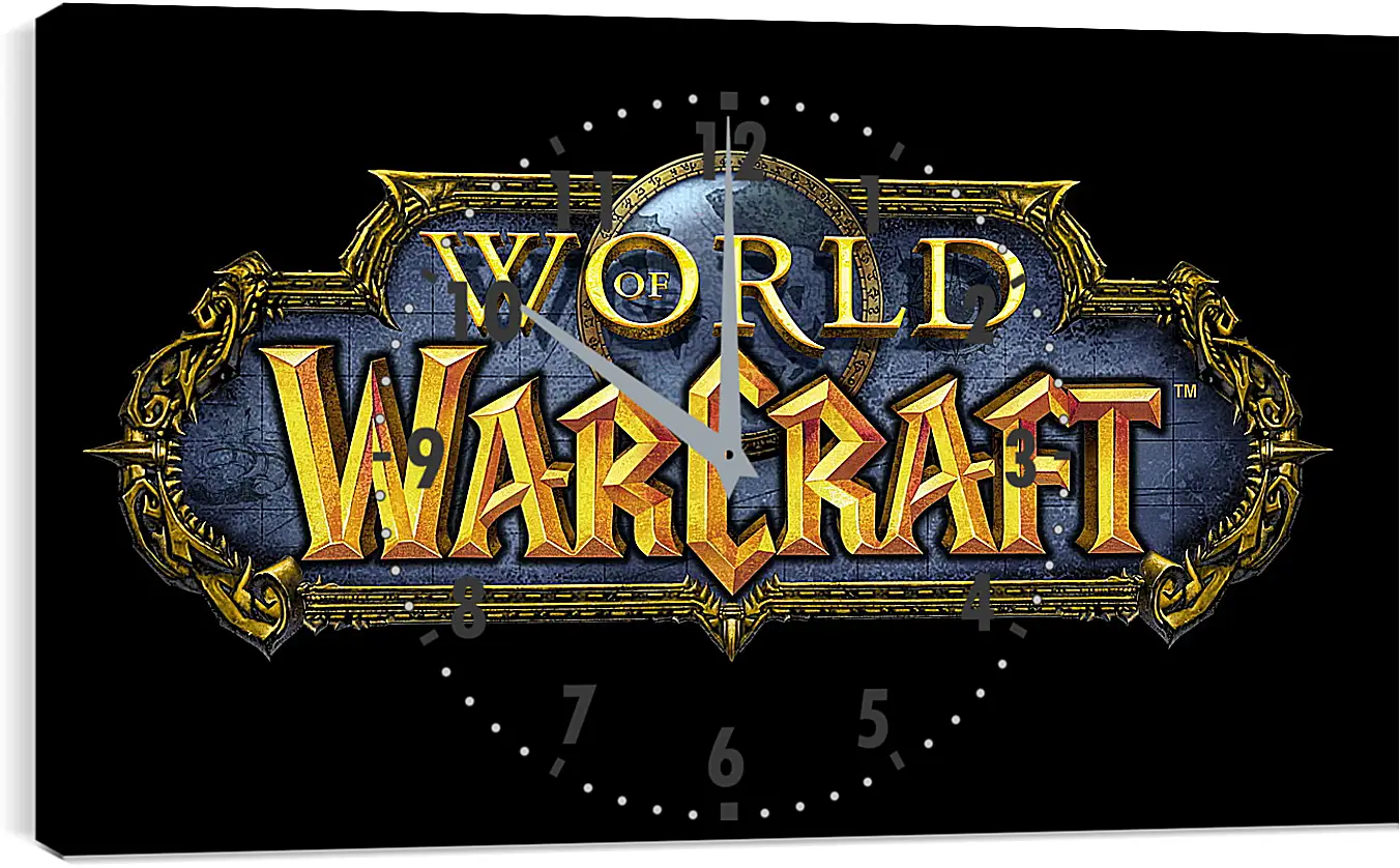 Часы картина - World Of Warcraft