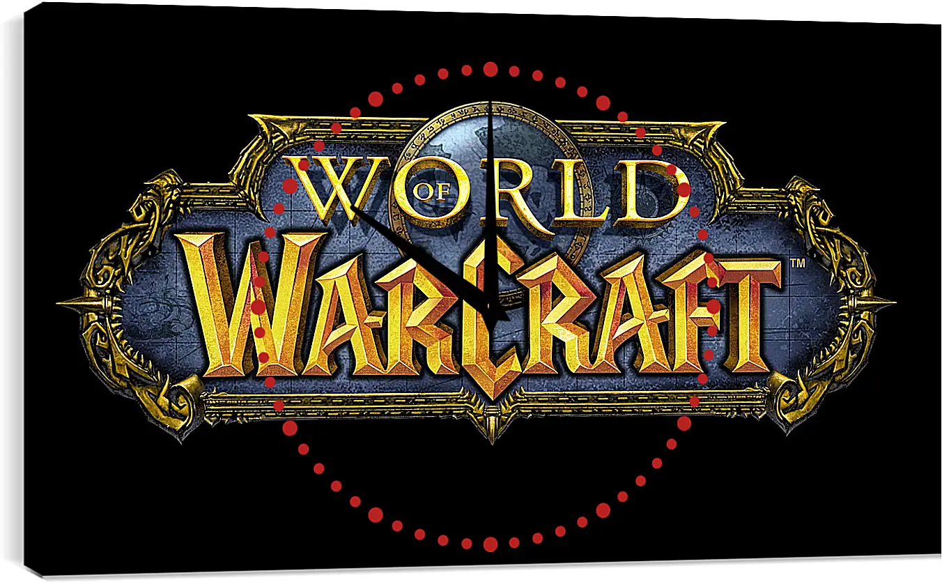 Часы картина - World Of Warcraft