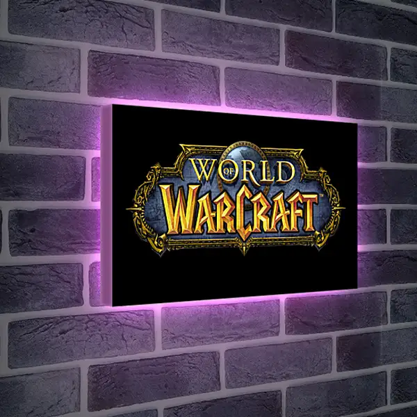 Лайтбокс световая панель - World Of Warcraft