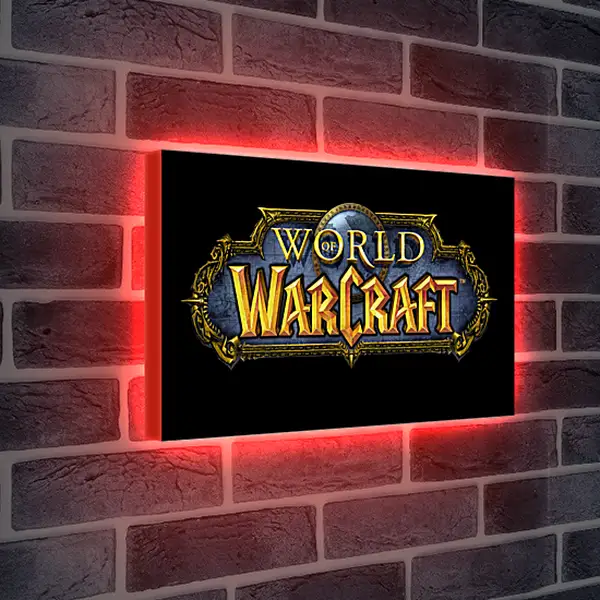 Лайтбокс световая панель - World Of Warcraft