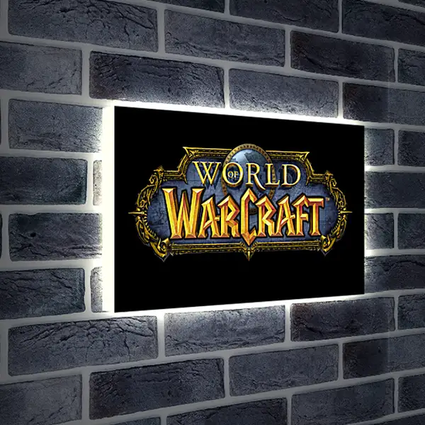 Лайтбокс световая панель - World Of Warcraft